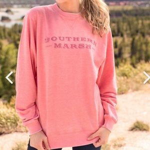 Southern Marsh Pink Long Sleeve Sweatshirt
